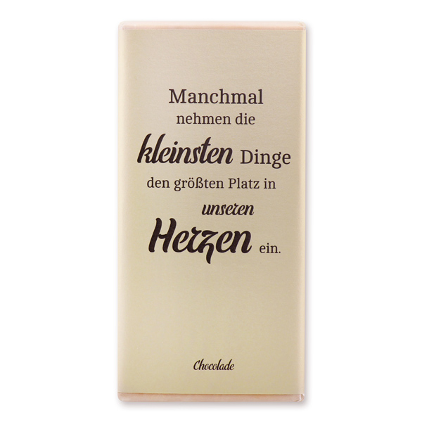 choco-lina-schoko-manchmal-nehmen-die-kleinsten-dinge-vollmilchschokolade image 1