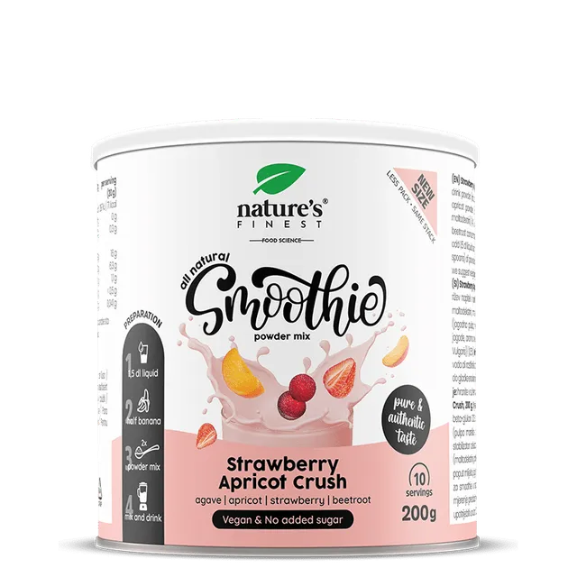 nature-s-finest-strawberry-apricot-crush-smoothie-pulver-erdbeer image 1