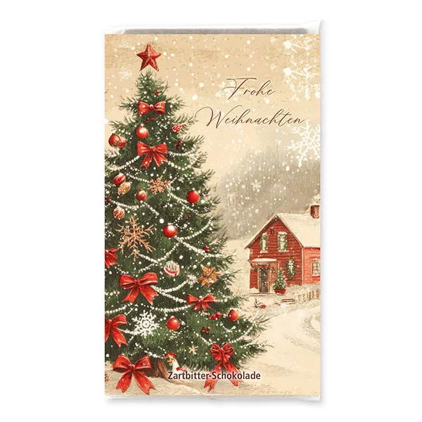 choco-lina-schoko-frohe-weihnachten-dorf-zartbitter-schokolade image 1