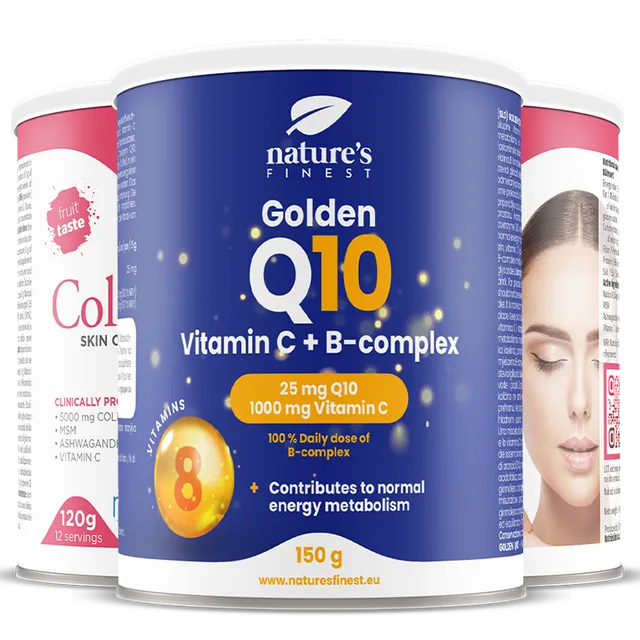 nature-s-finest-collagen-skincare-pulver-2x-golden-q10-set image 1