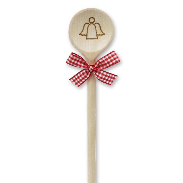 choco-lina-engel-kochl-ffel-rund-mit-masche-holz image 1