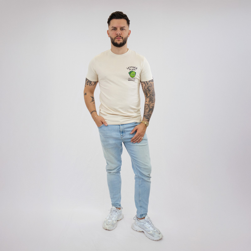 nature-s-finest-lettuce-be-real-t-shirt-shirt-mit-spruch image 3