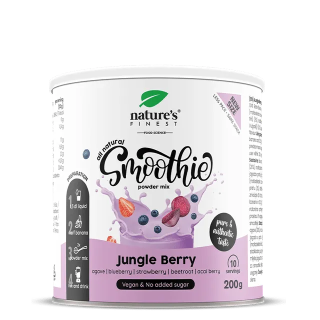 nature-s-finest-jungle-berry-smoothie-pulver-beere-vegan image 1