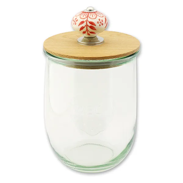 choco-lina-weck-glas-holzdeckel-tulpenglas-1062-ml image 1