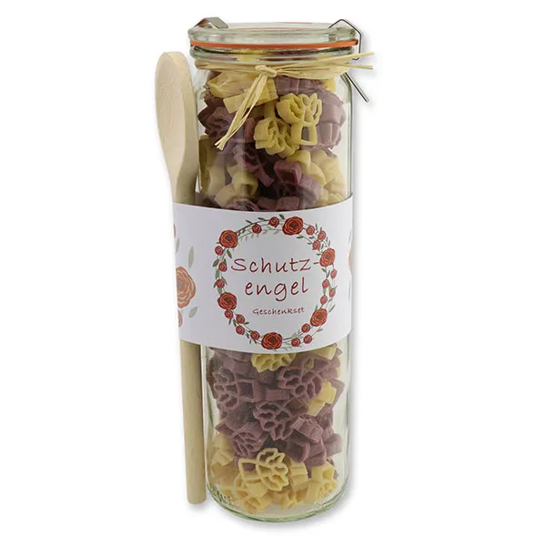 choco-lina-schutzengel-nudeln-geschenkset-mit-kochl-ffel-klein image 1