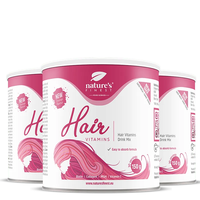 nature-s-finest-hair-vitamins-haarvitamine-biotin-kollagen-3er-paket image 1