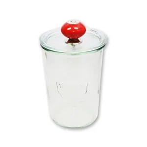 choco-lina-weckglas-mit-dekorknopf-850ml-sturzglas image 1