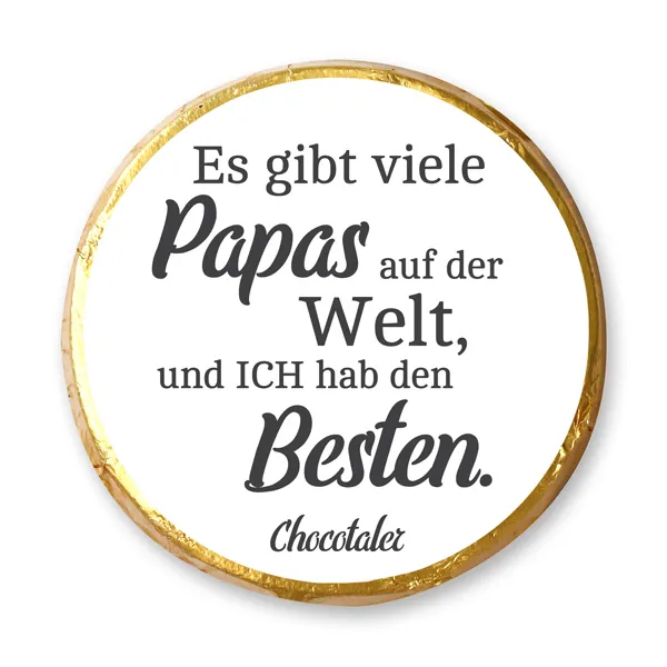 choco-lina-viele-papas-chocotaler-papa-geschenk-schoko image 1