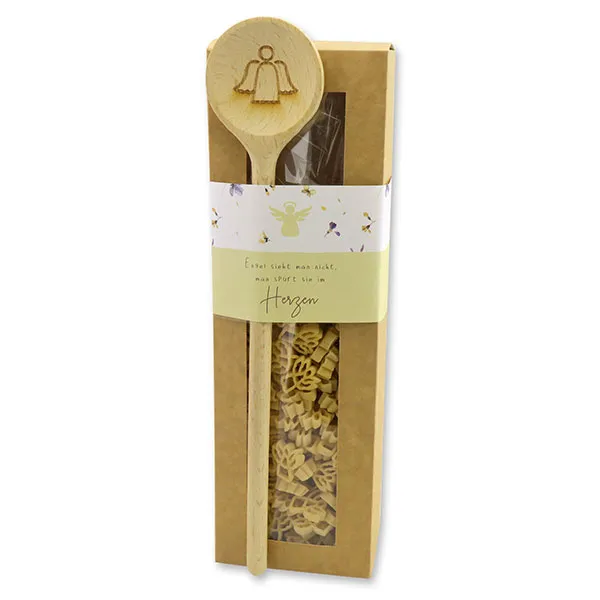 choco-lina-nudeln-geschenkset-engel-mit-kochl-ffel image 1