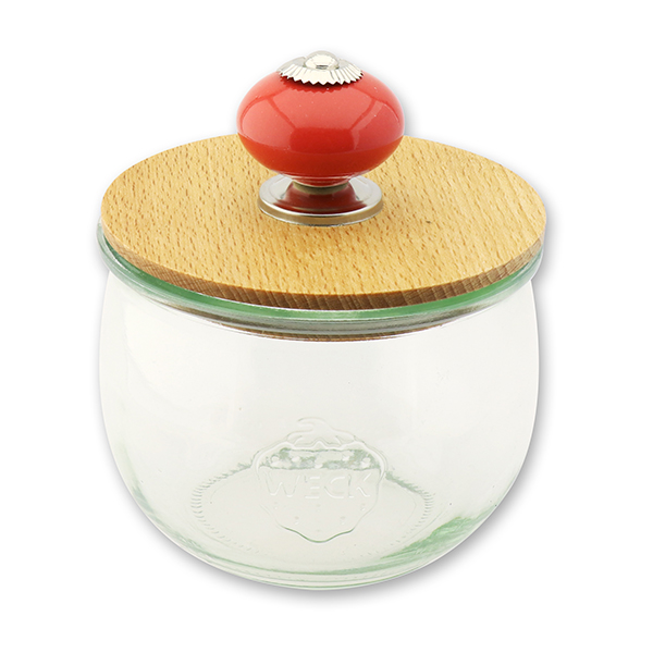 choco-lina-weck-glas-holzdeckel-580ml-tulpenglas image 1