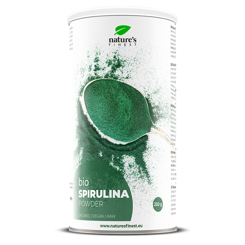 nature-s-finest-spirulina-pulver-bio-250g-blaualge-protein image 1