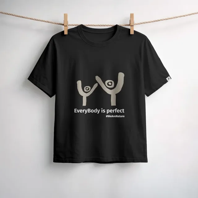 nature-s-finest-everybody-is-perfect-t-shirt-spruch-baumwolle image 1
