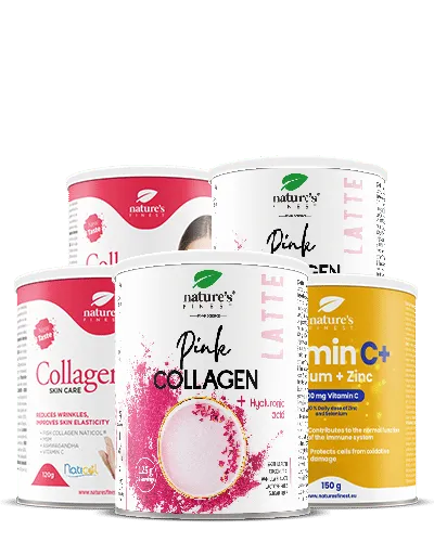 nature-s-finest-sch-nheit-2x-collagen-skincare-pink-latte-pulver-selen-set image 1