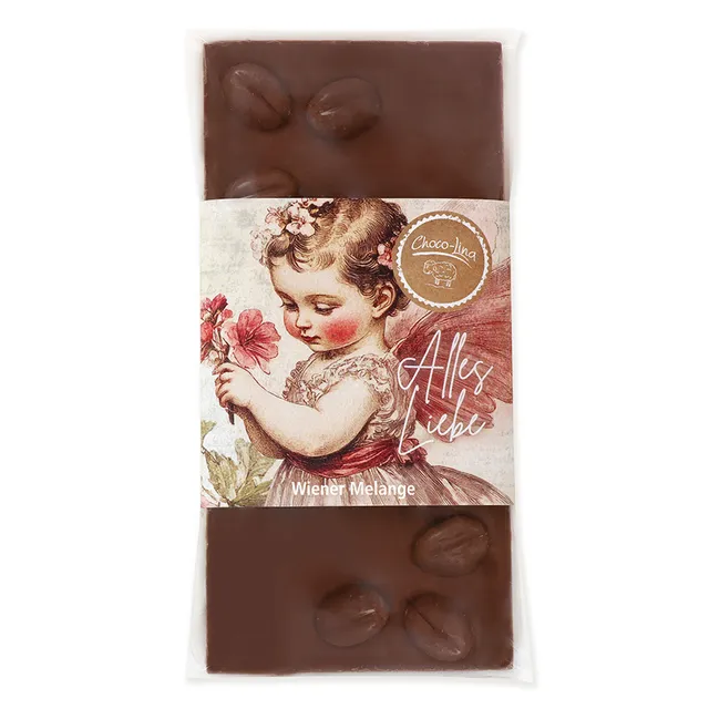 choco-lina-wiener-melange-schokolade-bestreut-tafel image 1