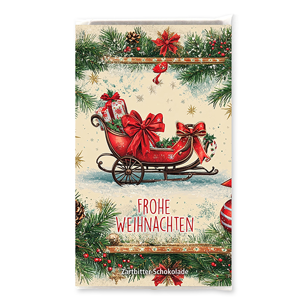 choco-lina-schoko-frohe-weihnachten-schlitten-zartbitter image 1