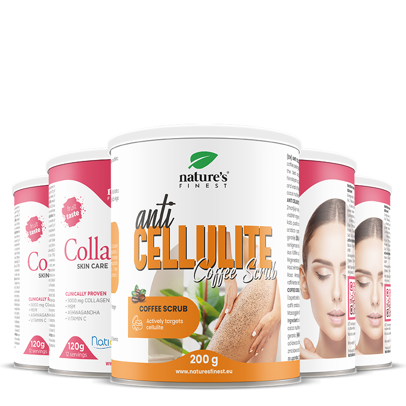 nature-s-finest-collagen-skincare-pulver-4x-kaffeepeeling-set image 1