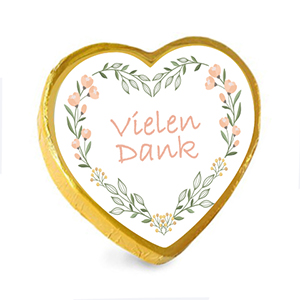 choco-lina-vielen-dank-chocoherzen-schokoherzen-geschenk image 1