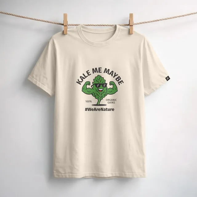 nature-s-finest-kale-me-maybe-t-shirt-vegan-spruch image 1