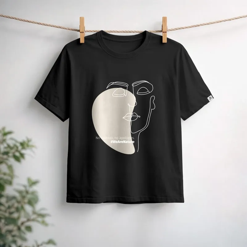 nature-s-finest-no-makeup-no-apologies-t-shirt-damen-baumwolle image 1