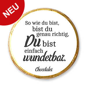choco-lina-schoko-so-wie-du-bist-chocotaler-mutmacher-geschenk image 1
