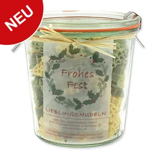 choco-lina-nudeln-lieblingsnudeln-mix-frohes-fest-glas-geschenk image 1