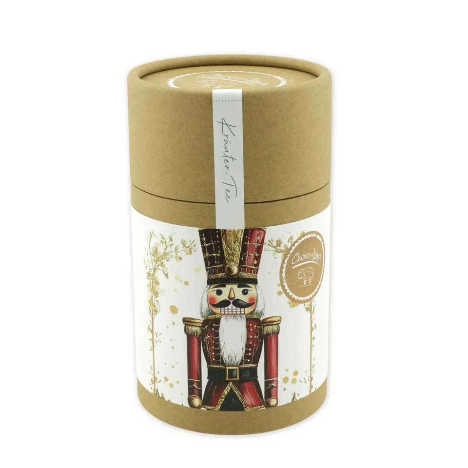 choco-lina-gute-laune-tee-nussknacker-rot-gold-tube image 1