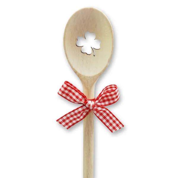 choco-lina-kleeblatt-kochl-ffel-oval-mit-masche-holz image 1