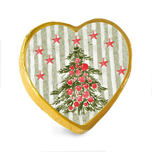 choco-lina-schoko-christbaum-rote-kugeln-chocoherzen-geschenk image 1