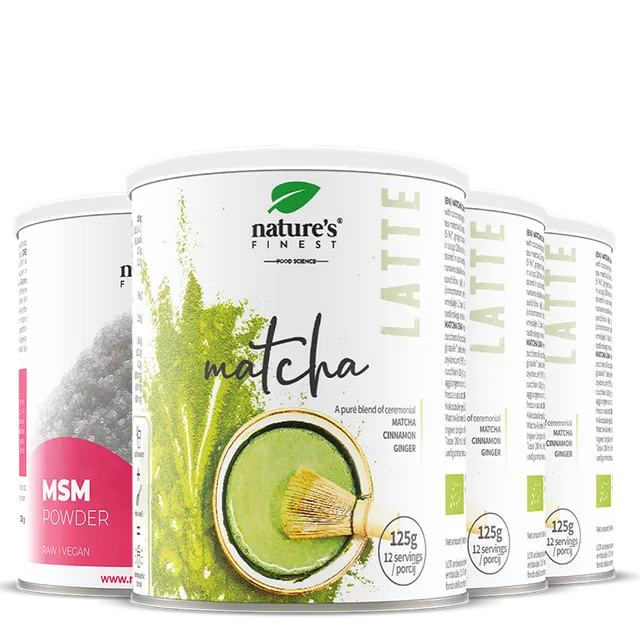 nature-s-finest-matcha-chai-latte-msm-pulver-paket-energie image 1