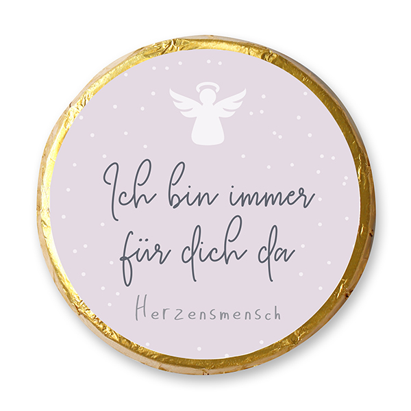choco-lina-schoko-chocotaler-ich-bin-immer-f-r-dich-da-geschenk image 1