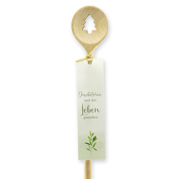 choco-lina-tannenbaum-kochl-ffel-rund-holz-durchatmen-spruch image 1