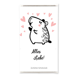 choco-lina-alles-liebe-zartbitterschokolade-tafel-schoko image 1