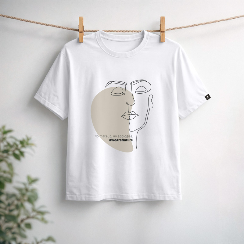 nature-s-finest-no-makeup-no-apologies-t-shirt-damen-baumwolle image 8