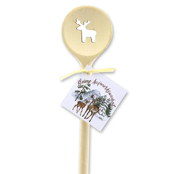 choco-lina-hirsch-kochl-ffel-rund-holzl-ffel-geschenk image 1