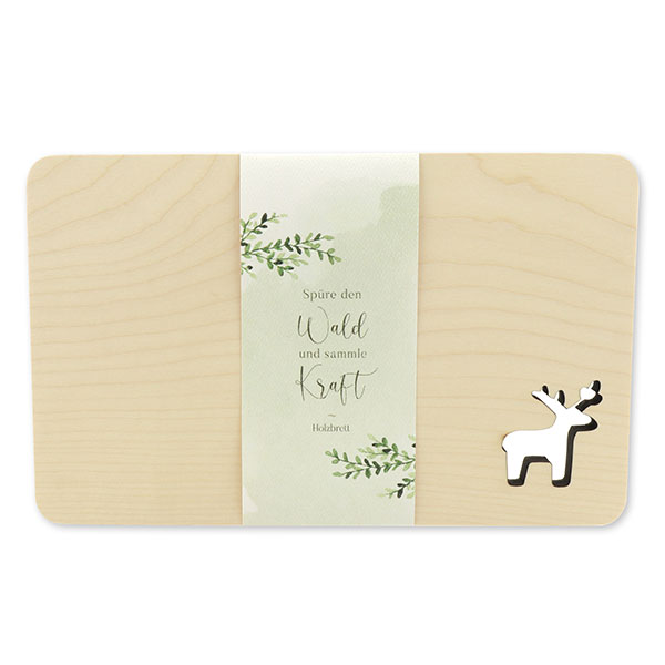 choco-lina-holzbrett-mit-hirsch-schneidebrett-aus-holz image 1