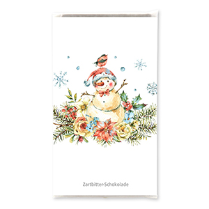 choco-lina-schoko-schneemann-zartbitterschokolade-dunkel image 1