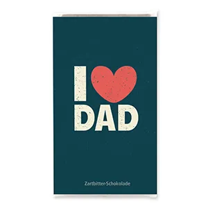 choco-lina-schoko-i-love-dad-zartbitterschokolade-vatertag image 1