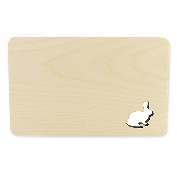 choco-lina-k-chenbrett-hase-schneidebrett-holz image 1