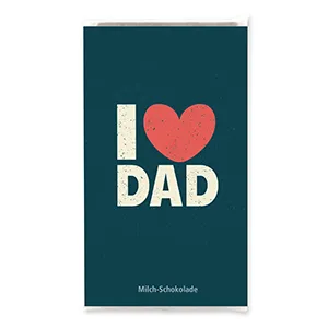 choco-lina-i-love-dad-milchschokolade-geschenk-papa image 1