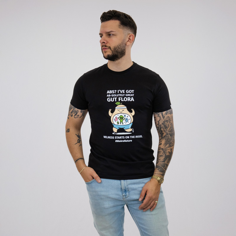 nature-s-finest-gut-flora-t-shirt-spruch-wei-baumwolle image 8