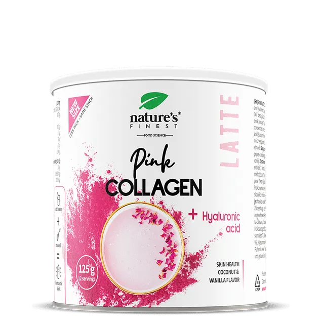 nature-s-finest-pink-latte-kollagen-pulver-dose-himbeere-haut image 1