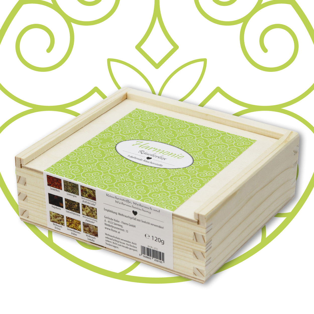 choco-lina-r-uchern-deko-r-ucherbox-120g-harmonie-r-ucherwerk image 1