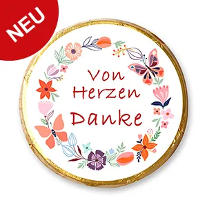 choco-lina-von-herzen-danke-chocotaler-schokolade image 1
