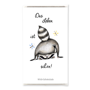 choco-lina-das-leben-ist-sch-n-milchschokolade-tafel image 1