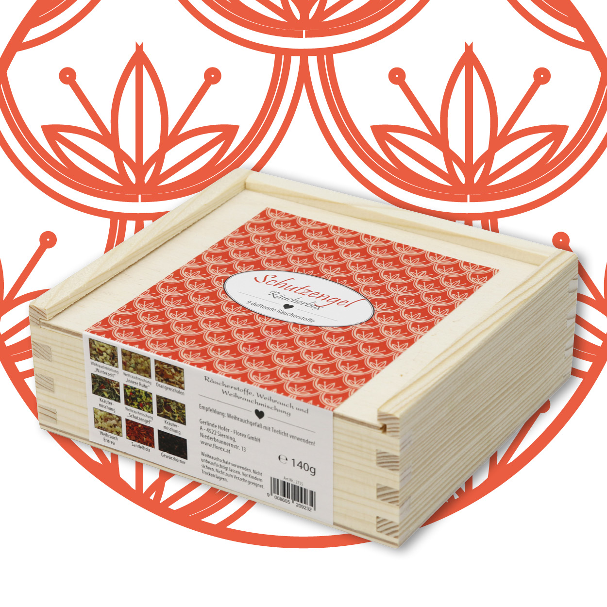 choco-lina-r-uchern-deko-schutzengel-r-ucherbox-140g image 1