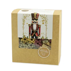 choco-lina-lieblingsnudeln-sternemix-nudeln-nussknacker-rot-gold-karton image 1