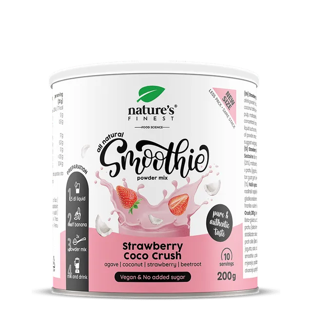 nature-s-finest-gesunde-ern-hrung-smoothie-powder-strawberry-coco image 1