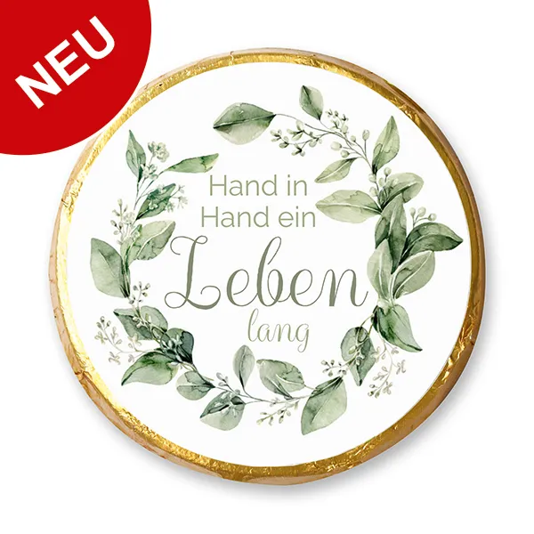 choco-lina-chocotaler-hand-in-hand-schoko-taler-einzeln image 1