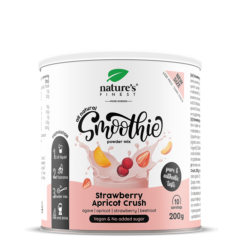 nature-s-finest-strawberry-apricot-crush-smoothie-pulver-erdbeer image 1