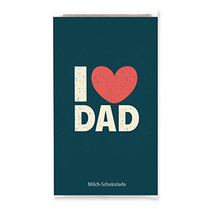 choco-lina-i-love-dad-milchschokolade-geschenk-papa image 1
